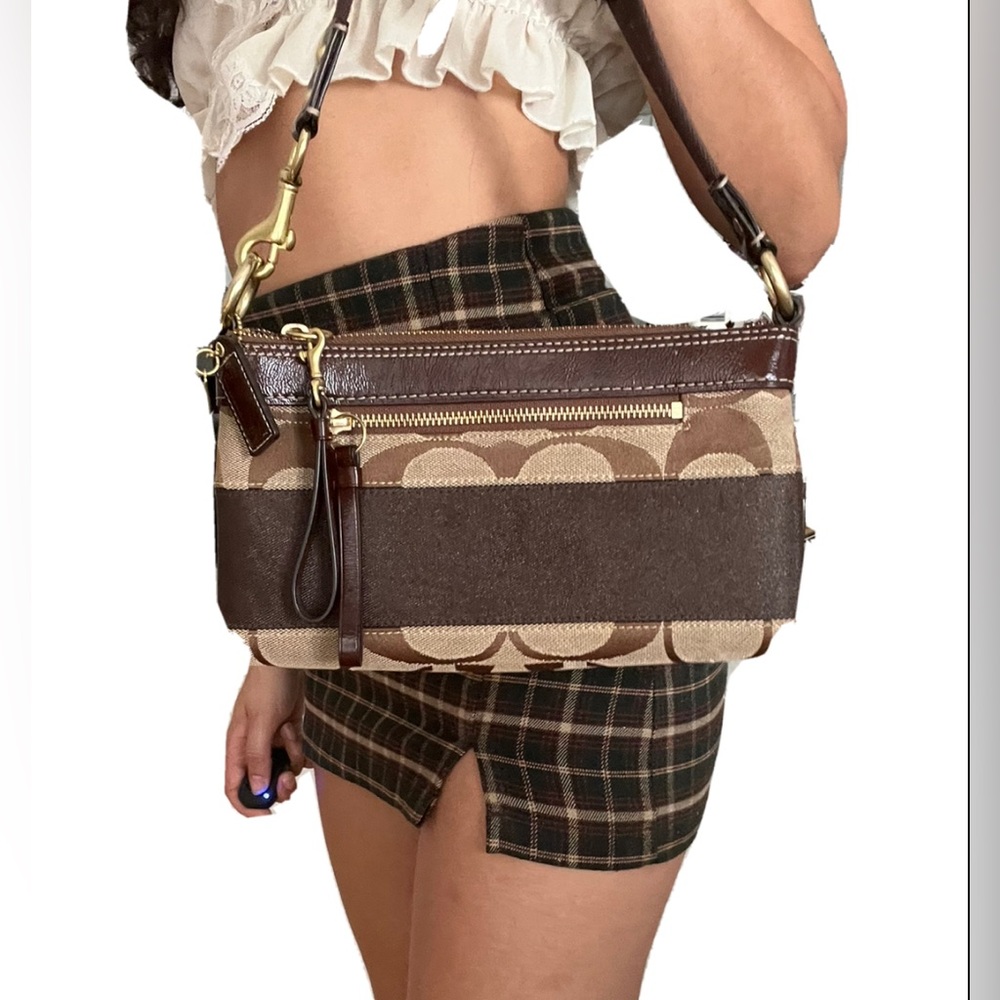 Vintage Y2K Mini Brown Coach Purse #mini #coach #vintage #Y2k